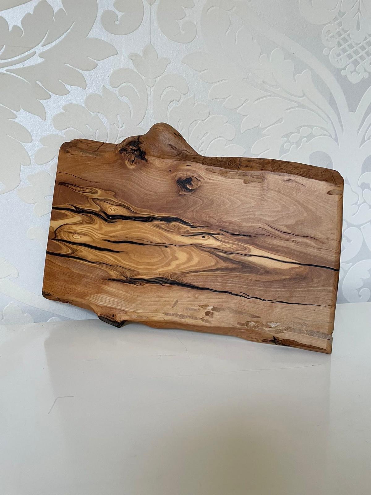 Frühtücksbrettchen Oliven Epoxid Harz Natur